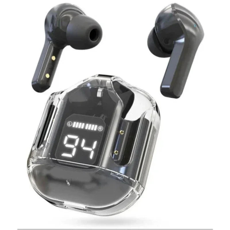Air31 Transparent Wireless Earbuds | Bluetooth 5.3 | Deep Bass Hi-Fi Sound