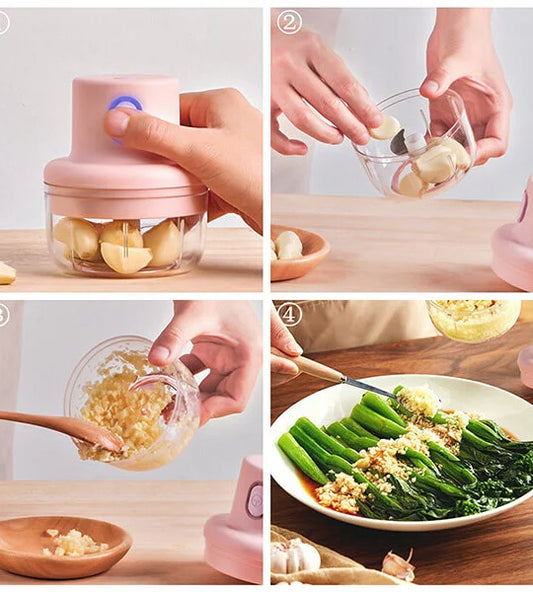 Portable USB Rechargeable Electric Chopper